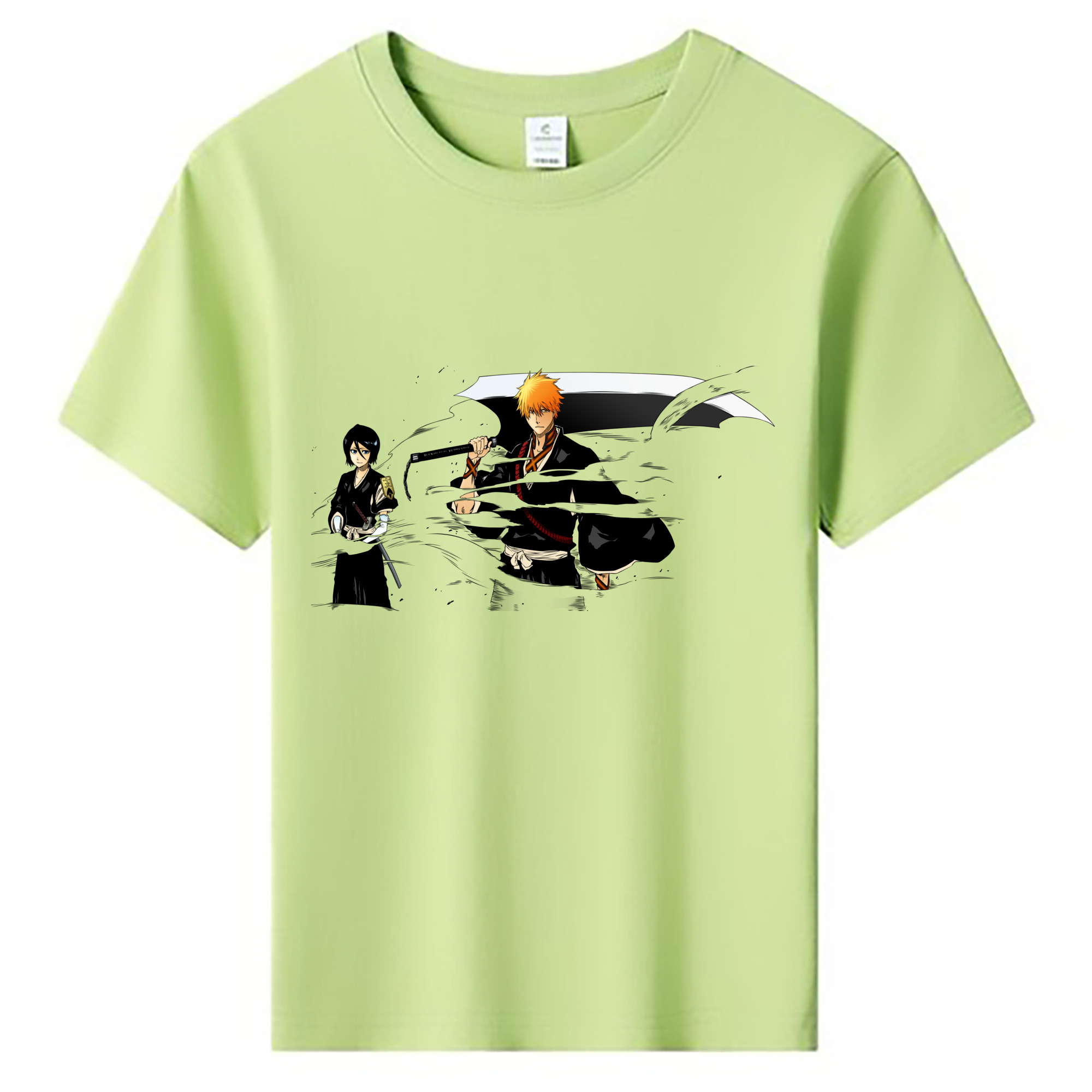 （画像用） ブリーチ 黒崎一護（くろさき いちご）BLEACH Kurosaki Ichigo 綿100％キッズTシャツ（フロントプリント）